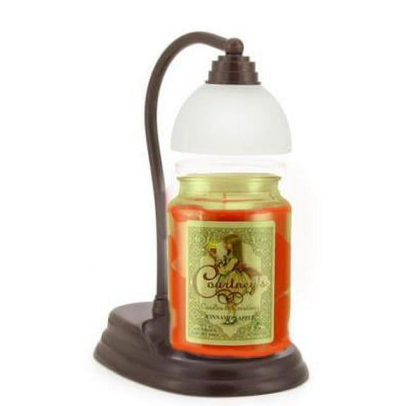 Aurora Bronze Candle Warmer Gift Set - Warmer and Courtneys 26 oz Jar Candle - RAZZ MA TAZZ