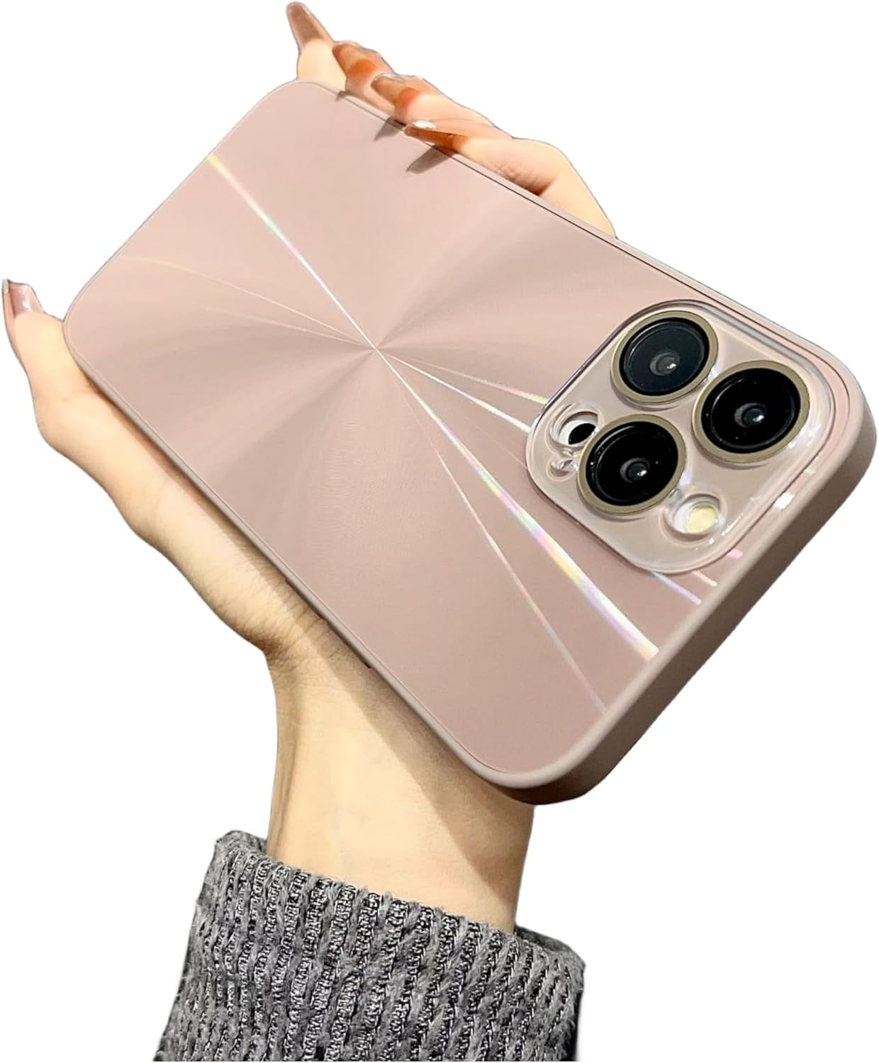 Aurora CD Pattern Full Wrap Case with Lens Film, Cool Phone Case, Men's