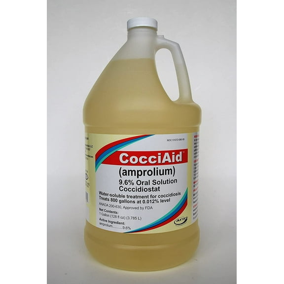 Aurora CocciAid 9.6% Liquid Concentrate, Generic for Corid, Amprolium, 1 Gallon
