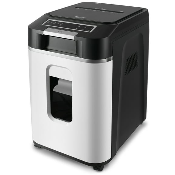 Aurora Commercial Grade 220-Sheet Auto Feed High Security Micro-Cut Paper Shredder/ 60 Minutes/Security Level P-5