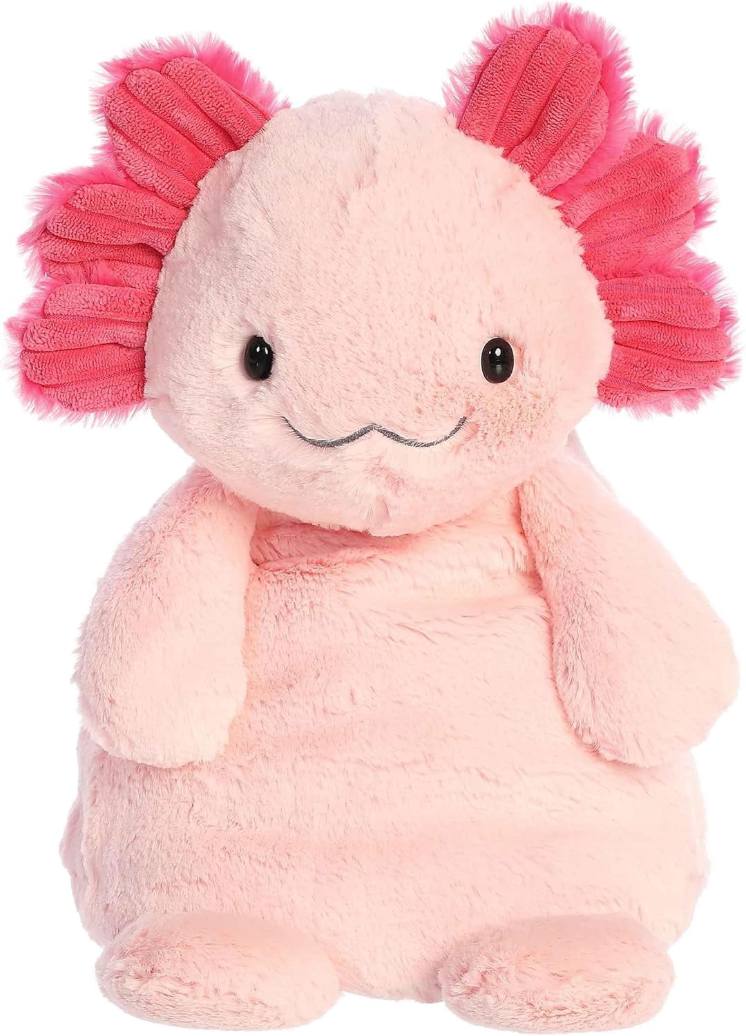 Aurora® Cuddly Huggle Pals Assuring Axolotl™ Stuffed Animal - Weighted Comfort - Endless Snuggles - Pink 12.5 Inches