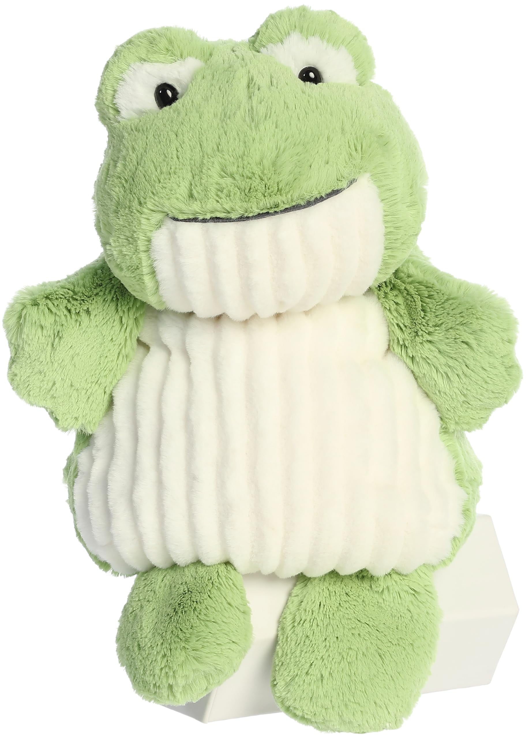 Aurora¬Æ Cuddly Huggle Pals Fuzzy Frog‚Ñ¢ Stuffed Animal - Weighted Comfort - Endless Snuggles - Green 12.5 Inches