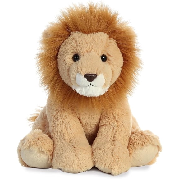 Aurora Cuddly Lion Stuffed Animal - Cozy Comfort - Endless Snuggles - Brown 14 Inches