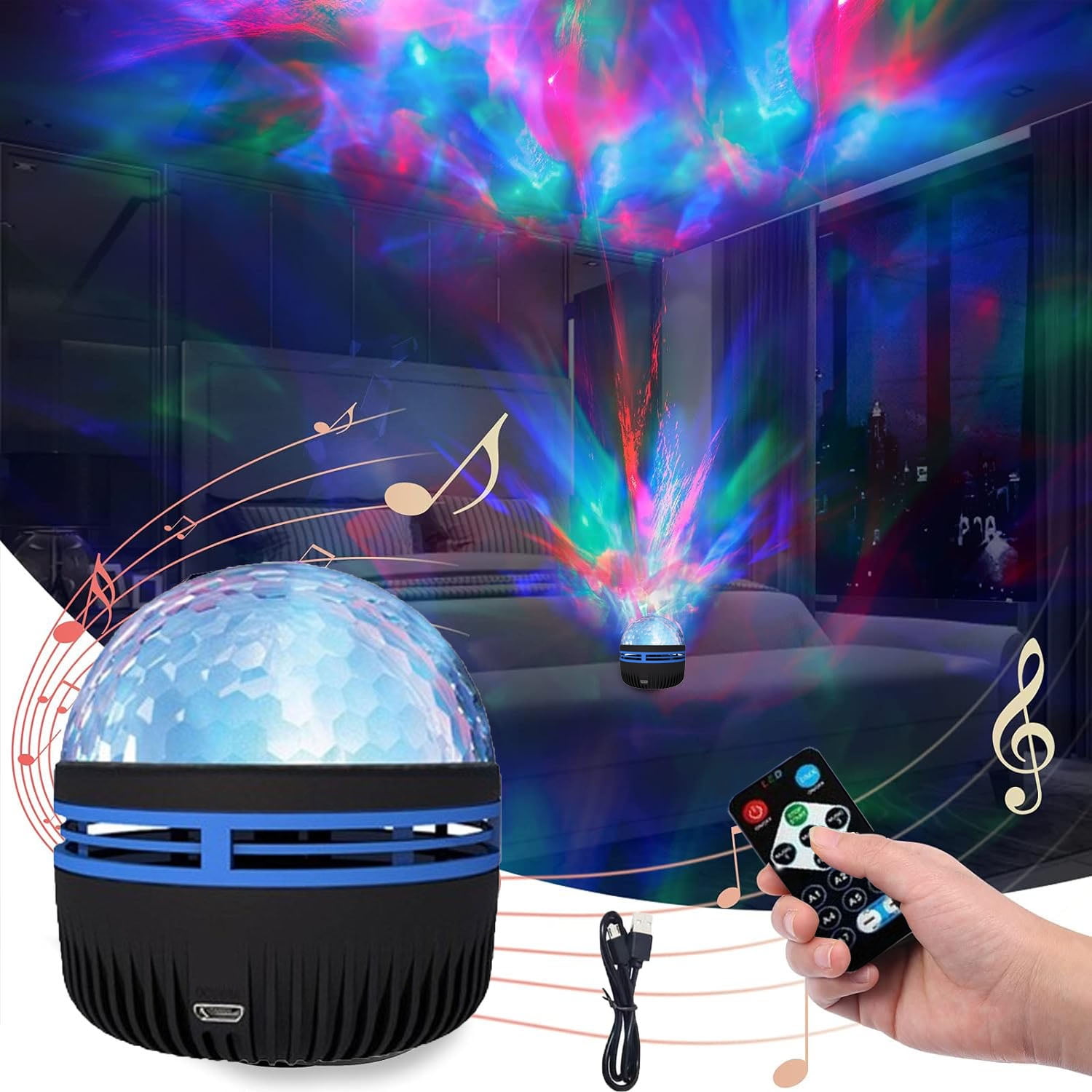 Aurora Dimension Light, Galaxy Projector, Aurora Lamp, Aurora Borealis