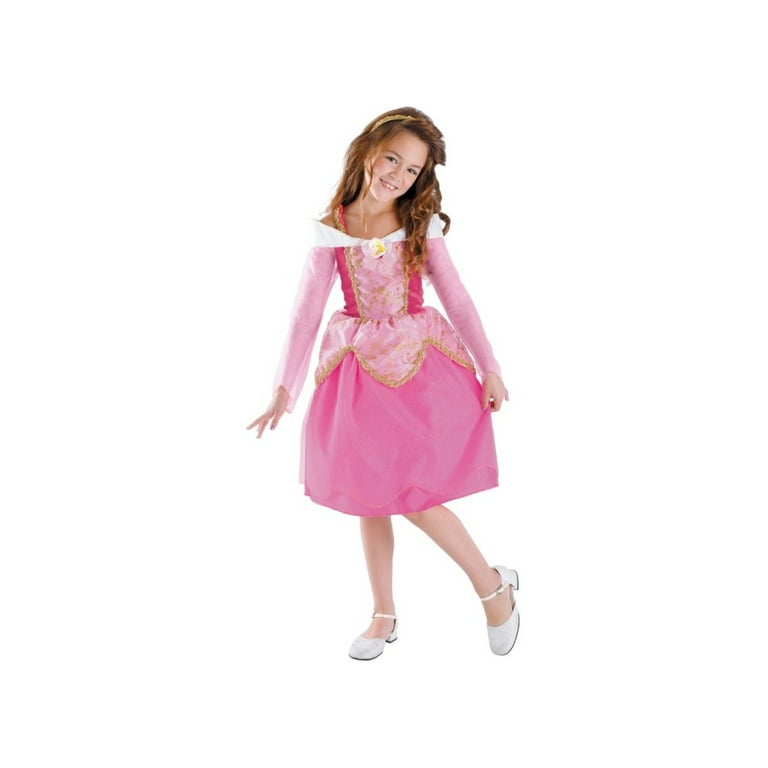 Princess Aurora Sleeping Beauty Size Small 4-6 Girls Costume and Acces