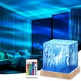 thumbnail image 1 of Aurora Dreamscape Projector – Northern Lights & Ocean Lamp for Bedroom, Magical Aurora Borealis Night Light Projector, Relaxing Light Show for Adults, Christmas Gifts for Teens(remote control), 1 of 10