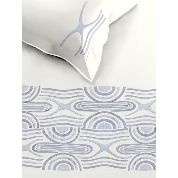 Aurora Embroidered Bedsheet Set