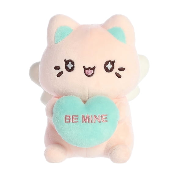 Aurora Enchanting Tasty Peach Candy Heart Sitting Meowchi Animal, Be Mine