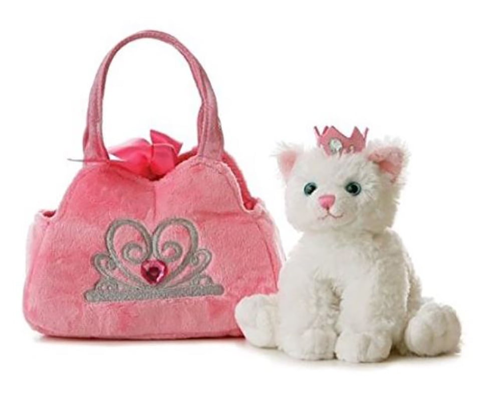 AURORA GB Aurora - Small Multicolor Fancy Pals - 8" Princess Kitten - Fashionable Stuffed Animal