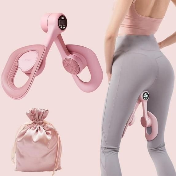 Aurora Glaze Pelvic Floor Trainer, Aurora Pelvic Floor Exerciser with Upgrade Smart Screen Display Count & TPE Non-Slip Enlarged Fitting Surface, 360°Rotation - Auroraglaze Thigh Master