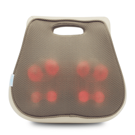 Aurora Health & Beauty 3D Lumbar Massager Cushion with Heat