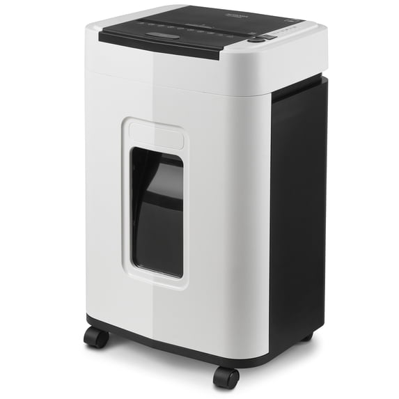 Aurora High Security 150-Sheet Auto Feed Micro-Cut Paper and Credit Card Shredder with 6.3 Gallon Pullout Basket / 60 Minutes/Security Level P-4, White