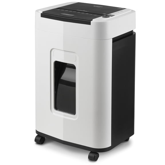 Aurora High Security 150-Sheet Auto Feed Micro-Cut Paper and Credit Card Shredder with 6.3 Gallon Pullout Basket / 60 Minutes/Security Level P-4, White