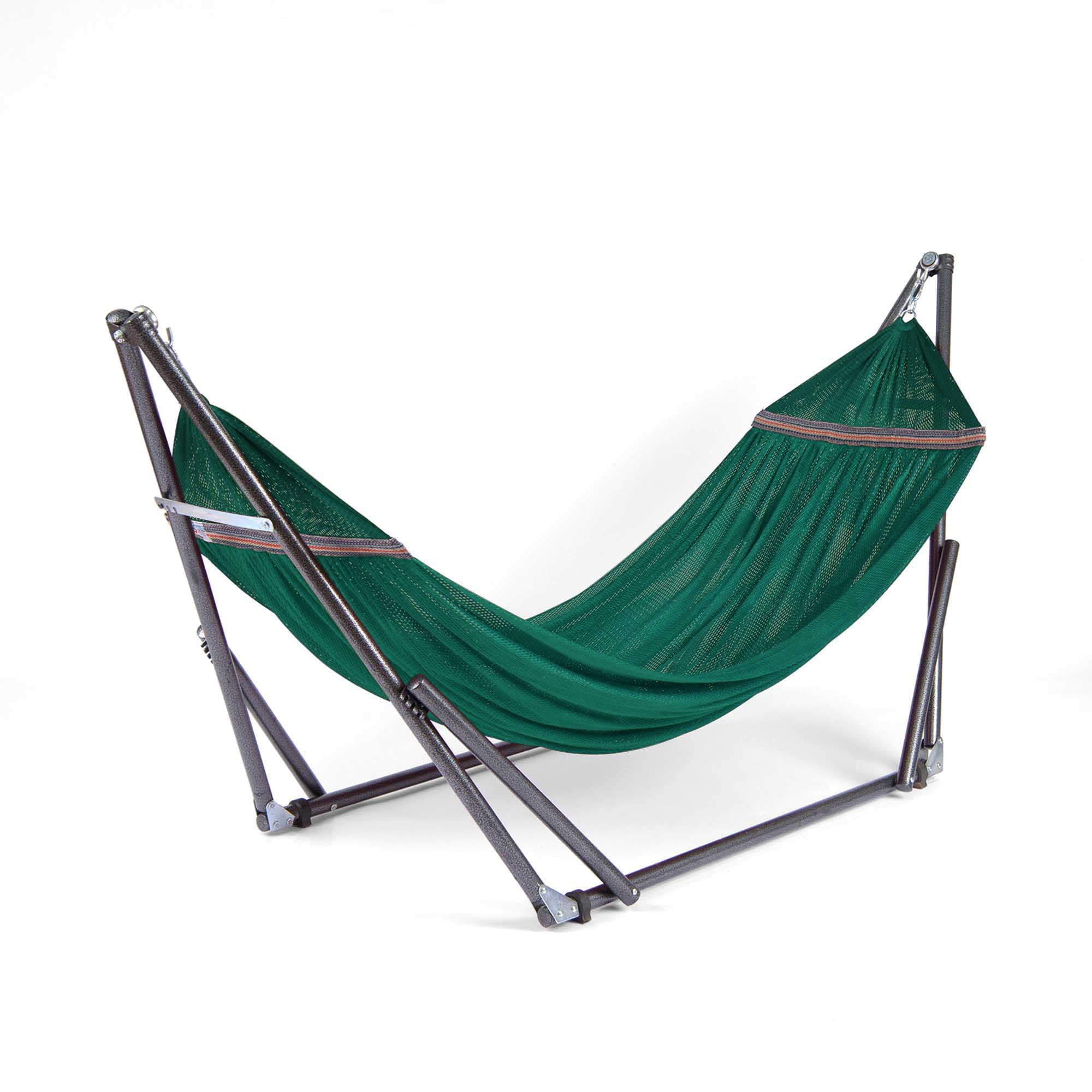 EZ Daze Green Polyester Hammock with Foldable Steel Frame