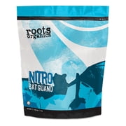 Roots Organics Nitro Bat Guano, Water Soluble Nitrogen Plant Fertilizer Powder, 3lb Bag