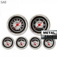 thumbnail image 1 of Aurora Instruments GAR1137ZEARABBE 6 Gauge Set with emblem -  SAE American Retro Rodder II, Red Classic Needles, Chrome Trim Rings ~ Style Kit Installed, 1 of 2