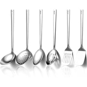ReaNea Kitchen Utensils Set 6pcs, Stainless Steel Cooking Utensils Set, Kitchen Tools Spatulas Set, Home Essentials Kitchen Gadgets Accessories