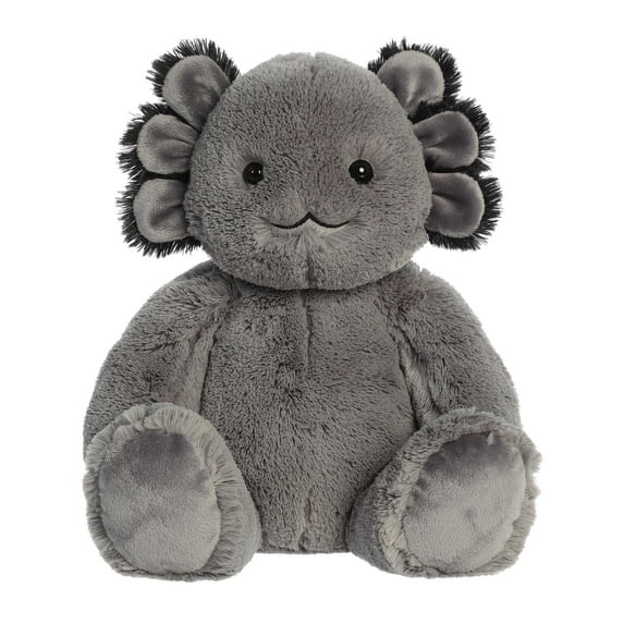 Aurora - Large Black - 12" Axolotl - Cuddly Stuffed Animal