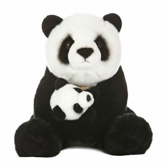 Aurora World Miyoni Panda Bear with Cub Plush, 15"