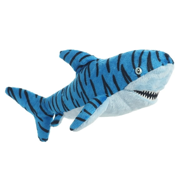 Aurora - Large Blue Destination Nation - 18" Tiger Shark - Adventurous Stuffed Animal