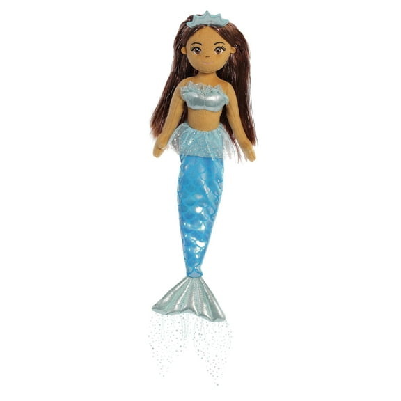 Aurora - Large Blue Sea Sparkles - Princess Sparkles 18" Yesenia - Enchanting Stuffed Doll