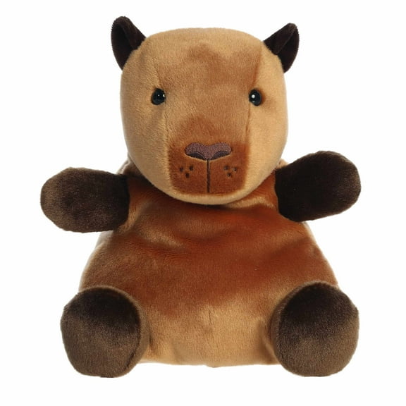 Aurora - Large Brown Adorable Stuffed Animal - Party Sized 12" Sid Capybara - Palm Pals Party Sized