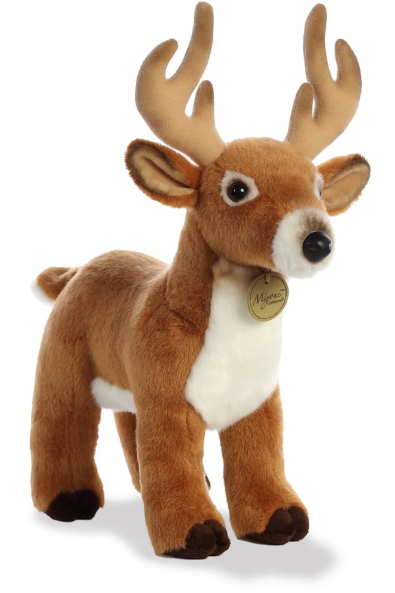 Aurora - Large Brown Miyoni - 15" Deer - Realistic Stuffed Animal