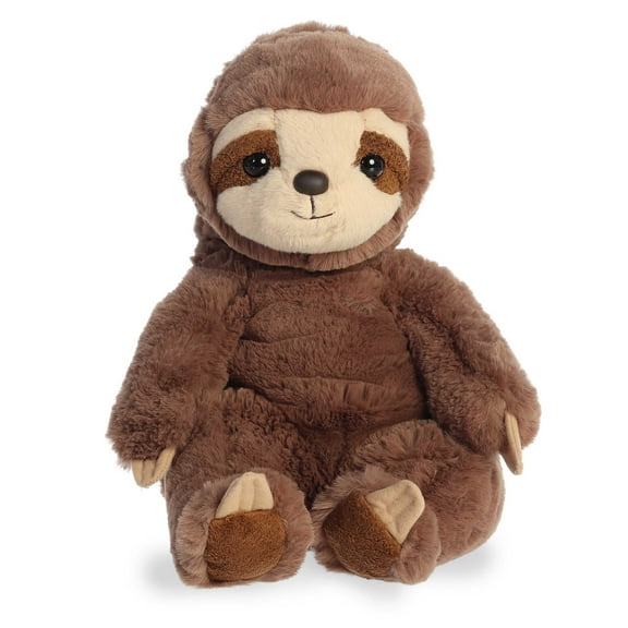 Aurora - Large Brown Sluuumpy - 10" Da Sloth - Cozy Stuffed Animal
