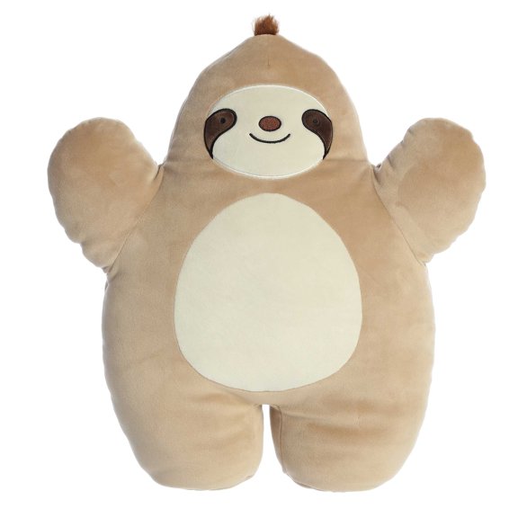 Aurora - Large Brown Spongecakes - 15.5" Cinnamon Sloth - Squishy Stuffed Animal
