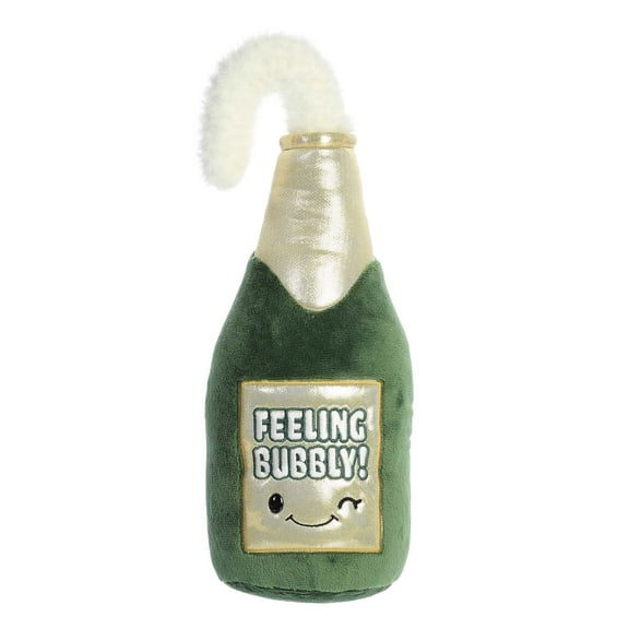 Aurora - Large Green JUST SAYIN' - 13" Feeling Bubbly - Festive Stuffed Animal