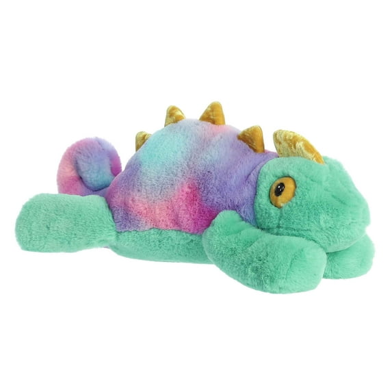 Aurora - Large Green Snoozles - 16" Chameleon - Laid-back Stuffed Animal