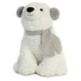 thumbnail image 1 of Aurora - Large Holiday - 13" Wish Bear with Grey Ear Muff and Scarf - Festive Stuffed Animal, 1 of 3