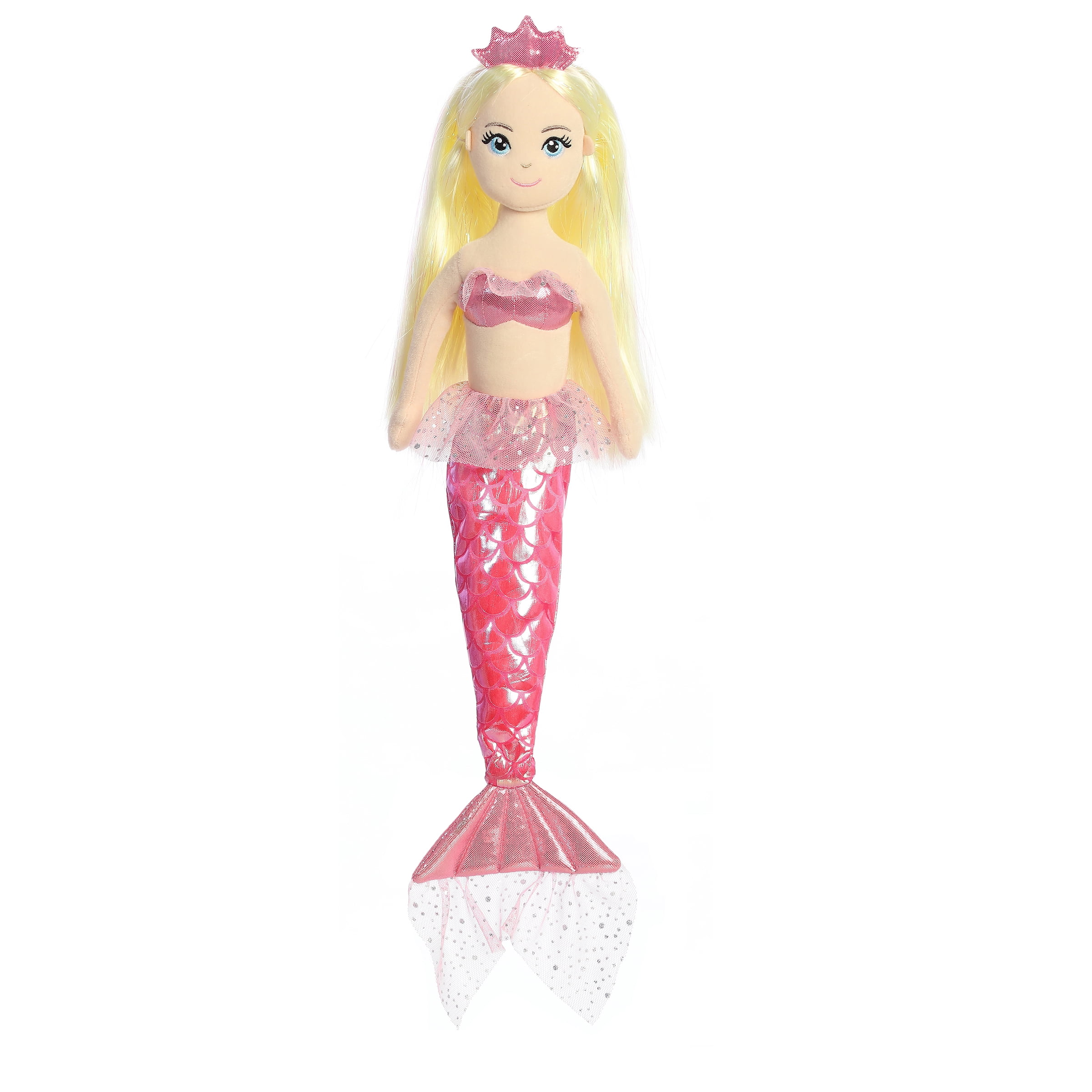 Aurora Large Pink Sea Sparkles Princess Sparkles 18 Angela Enchanting Stuffed Doll Walmart