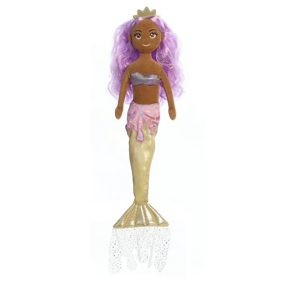 Aurora - Large Purple Sea Sparkles - Sprinkle Sparkles 18" Blueberry - Enchanting Stuffed Doll
