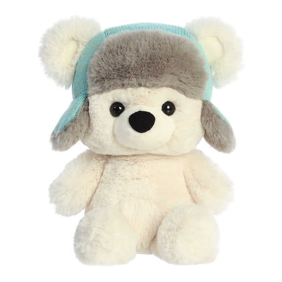 Aurora - Large White Holiday - 10" Baby Bear Benny - Festive Stuffed Animal