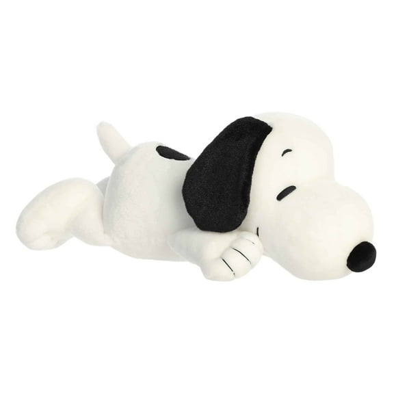 Aurora - Large White Peanuts - Snoopy Laying - Adorable Stuffed Animal