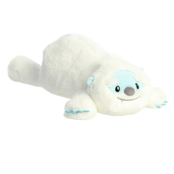 Aurora - Large White Snoozles - 17" Yeti - Laid-back Stuffed Animal