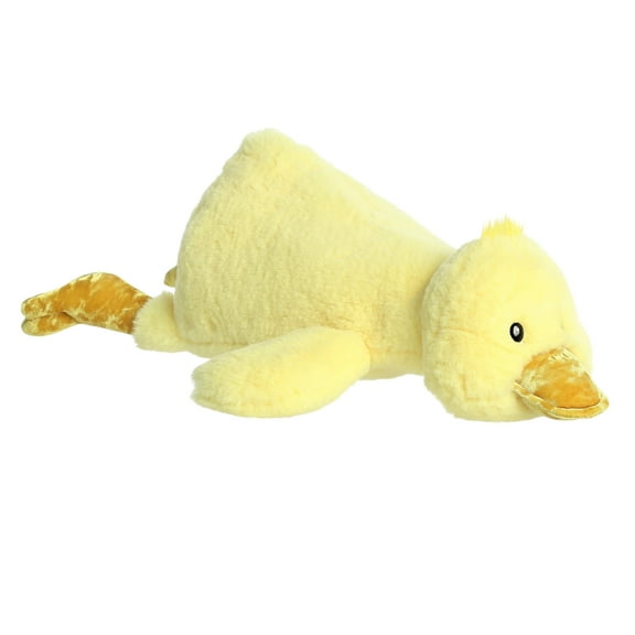 Aurora - Large Yellow Snoozles - 19" Duck - Laid-back Stuffed Animal