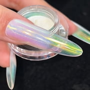 Aurora Laser Nail Powder Iridescent Mirror Finish Holographic Shimmer