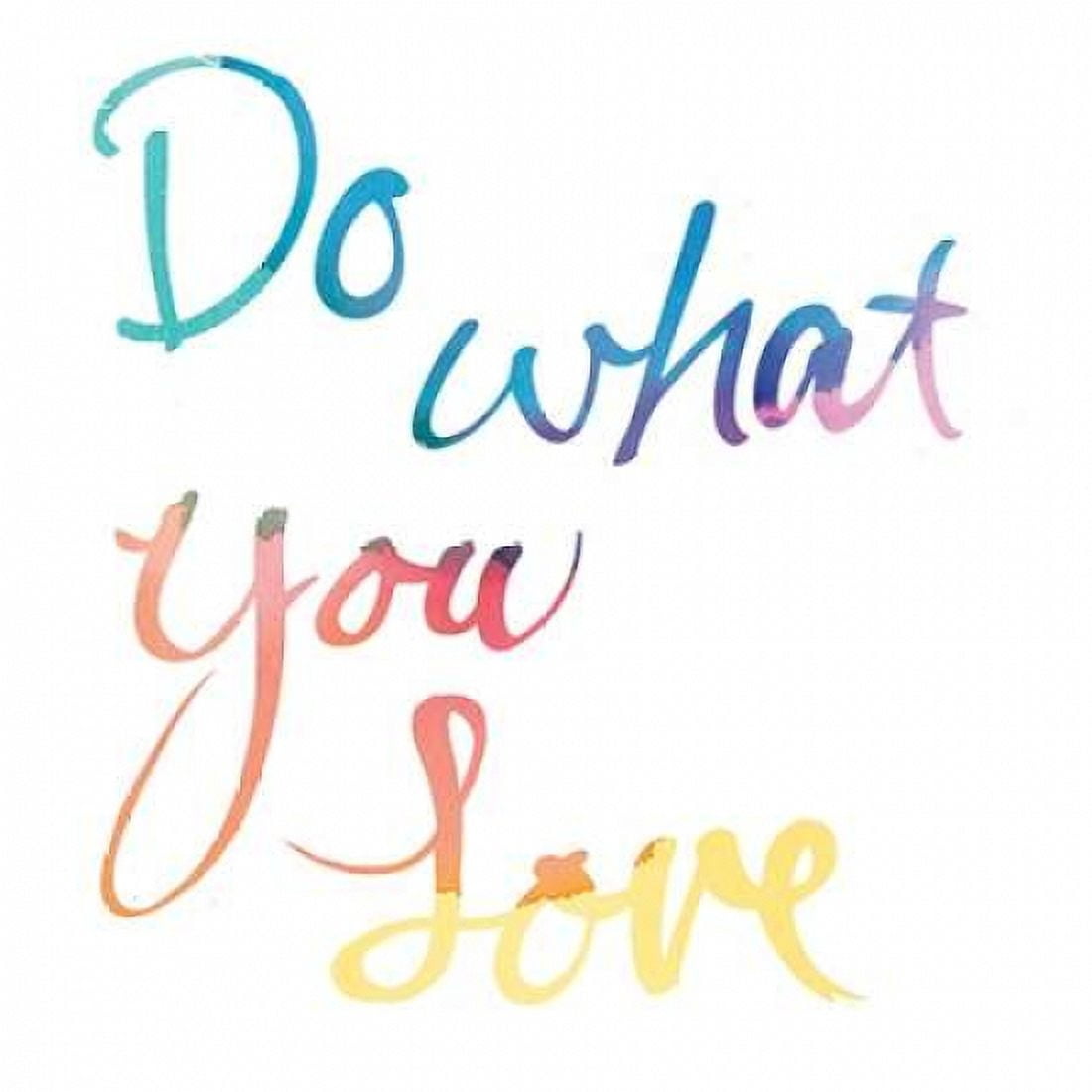 Aurora Love White Sq Canvas Art - Mike Schick (24 x 24)