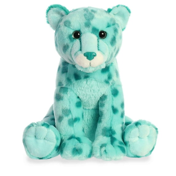 Aurora - Medium Aqua Destination Nation - 12" Cheetah Aqua - Adventurous Stuffed Animal