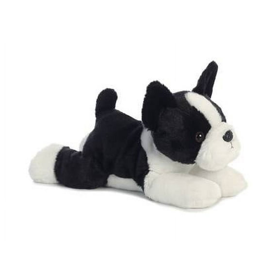 Aurora - Medium Black Flopsie - 12.5" Buster Boston Terrier - Adorable Stuffed Animal