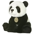 thumbnail image 1 of Aurora - Medium Black and White Miyoni - 7.5" Panda - Realistic Stuffed Animal, 1 of 3