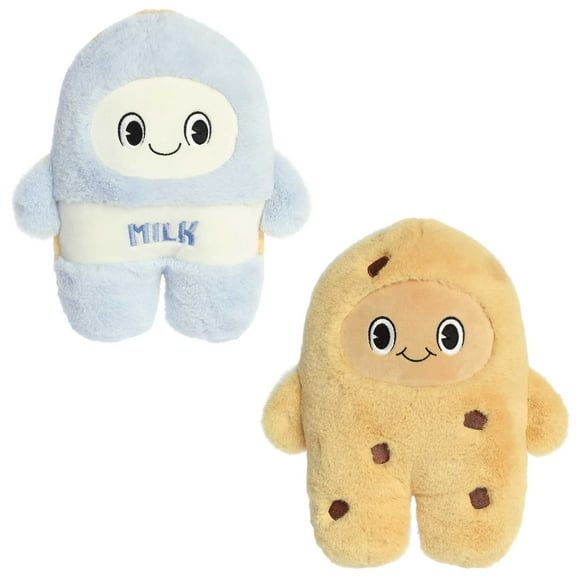 Aurora - Medium Blue Flipovers - 11" Milk & Cookies - Interactive Stuffed Animal
