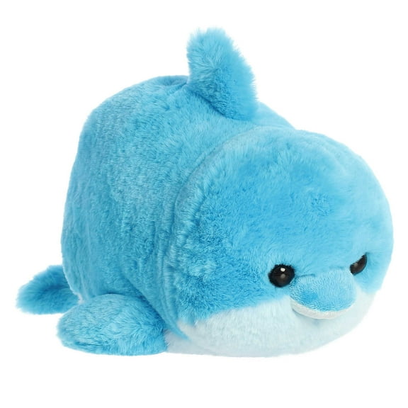 Aurora - Medium Blue Spudsters - 12" Dilly Dolphin - Adorable Stuffed Animal
