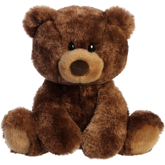 Aurora - Medium Brown Bear - 10" Coco Swirl Bear - Snuggly Stuffed Animal