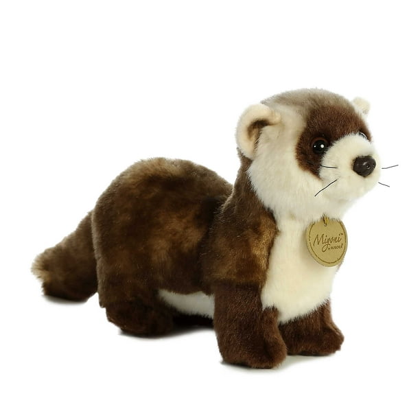 Aurora - Medium Brown Miyoni - 10.5" Black Footed Ferret - Adorable ...