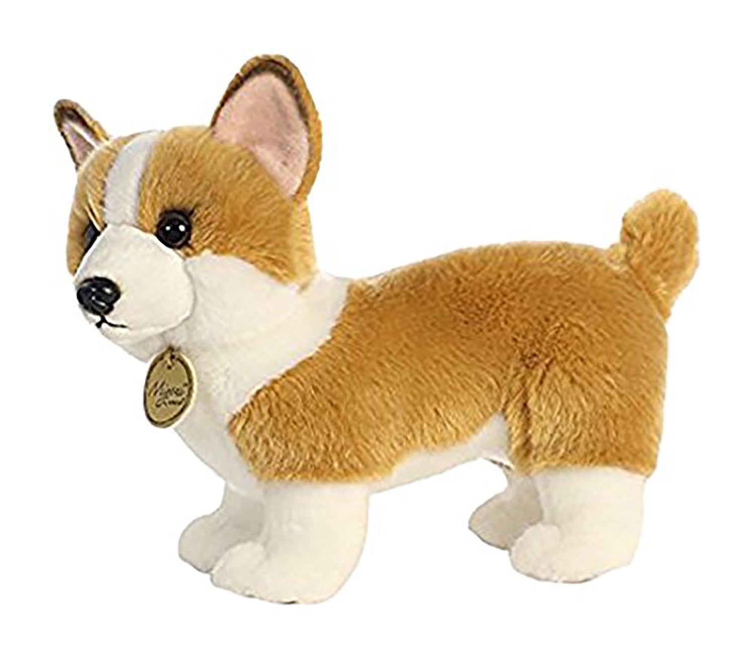 Aurora, Medium Brown Miyoni Corgi Plush, 10