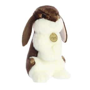 Aurora - Medium Brown Miyoni - Sitting Pretty 10" English Lop Rabbit - Realistic Stuffed Animal