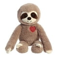 thumbnail image 1 of Aurora - Medium Brown Valentine - 12" Sweety Sloth Brown - Heartwarming Stuffed Animal, 1 of 6